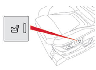 Citroen DS5. Massagefunktion