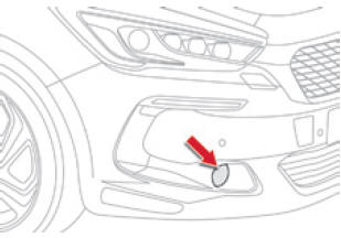 Citroen DS5. Statisches Abbiegelicht