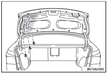 Toyota Avensis. Rückfahrscheinwerfer (Stufenheckmodell)