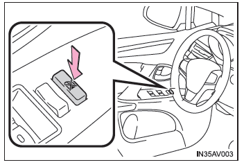 Toyota Avensis. Fensterverriegelungsschalter