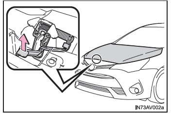 Toyota Avensis. Motorhaube