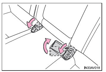 Toyota Avensis. Vor dem Umklappen