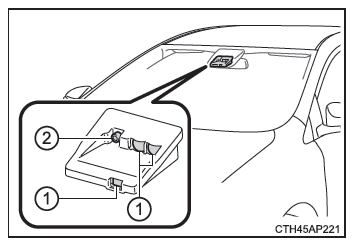 Toyota Avensis. Frontsensor