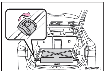 Toyota Avensis. Fahrzeuge mit Gepäckraumschiene