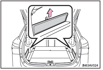 Toyota Avensis. Seitlicher Gepäckraumboden (falls vorhanden)