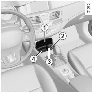 Renault Laguna. Aschenbecher, Zigarettenanzünder