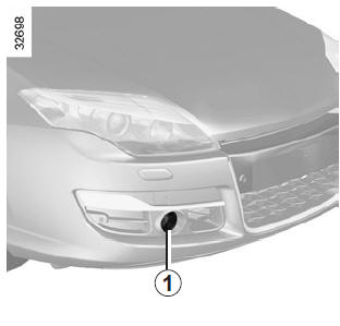 Renault Laguna. Beleuchtung vorne: Nebelscheinwerfer/Zusatzscheinwerfer