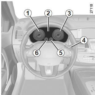 Renault Laguna. Drehzahlmesser 