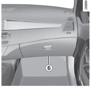 Renault Laguna. Fußraumleuchten 6