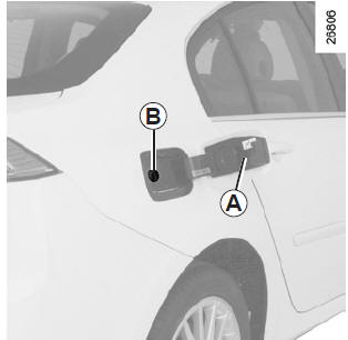 Renault Laguna. Kraftstofftank (Betanken des Fahrzeugs)