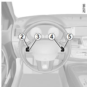 Renault Laguna. Unterbrechen der Funktion