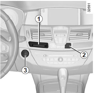 Renault Laguna. Deaktivieren des SERVICE-Modus