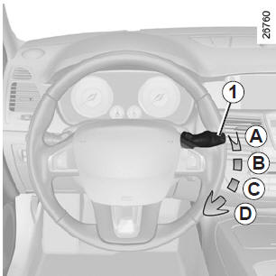 Renault Laguna. Fahrzeug mit Intervall-Frontscheibenwischer