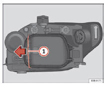 Seat Exeo. Abb. 200 Standlicht (Fahrzeuginnenseite)