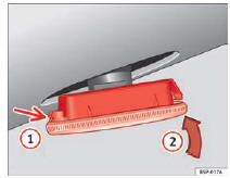 Seat Exeo. Abb. 222 Seitlicher Blinker