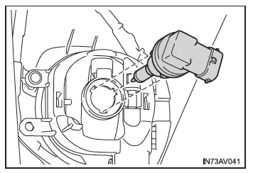 Toyota Avensis. Nebelscheinwerfer (falls vorhanden)